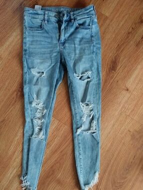 American Eagle Hi Rise Jeggings Crop